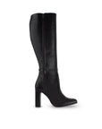 Bota Negro Tacon Alto Hebilla Decorativa Moda Casual 3430048