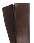 Bota Cafe Dama Doble Hebilla Metalica Suela Dentada Moda 3430050