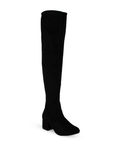 Bota Negro Larga Mujer Formal Maxibota Casual Para Dama Tacon Bajo 3270221