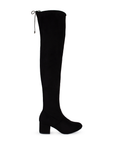 Bota Negro Larga Mujer Formal Maxibota Casual Para Dama Tacon Bajo 3270221