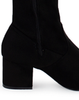 Bota Negro Larga Mujer Formal Maxibota Casual Para Dama Tacon Bajo 3270221