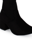Bota Negro Larga Mujer Formal Maxibota Casual Para Dama Tacon Bajo 3270221