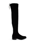 Bota Negro Larga Dama Piso Licra Elegante Maxibota Ajuste Mujer 3270227