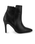 Bota Negro Mujer Puntal Tacon Delgado Botin Formal Dama Casual 4040805