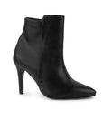 Bota Negro Mujer Puntal Tacon Delgado Botin Formal Dama Casual 4040805
