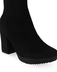 Bota Negro Dama Casual Tendencia Comoda Moda Mujer 4040080