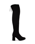 Maxibota Negro Dama Casual Moderno Elegante Tacon Bota Mujer 4760050
