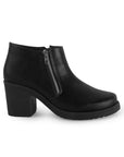 Botines Negro Cortos Para Mujer Casual Tacon Cuadrado Formal 2880130