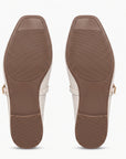 Duo de balerinas tipo mules cafés y beige con pulsera decorativa | Mod.340D3095-3096