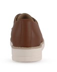 Mocasin Cafe Mujer Casual Plataforma Baja Zapato Dama Moda 4290070
