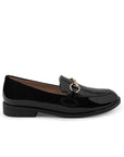 Mocasin Negro Mujer Casual Herraje Elegante Zapato Para Dama 4910029