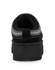 Botas Negro Cortas Dama Peluche Invernales Moda Plataforma Casual 4870009