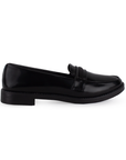 Mocasin Negro Mujer Sin Tacon Basico Moda Comodo Zapato Dama 4030117