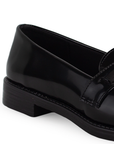 Mocasin Negro Mujer Sin Tacon Basico Moda Comodo Zapato Dama 4030117