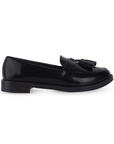 Mocasin Negro Dama Piso Motitas Casual Moda Zapato Mujer 4030118