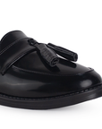 Mocasin Negro Dama Piso Motitas Casual Moda Zapato Mujer 4030118