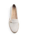 Mocasin Beige Casual Mujer Herraje Decorativo Elegante Moda 4030122