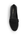 Mocasin Negro Dama Casual Elegante Comodo Moño Moda 4030125