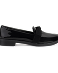 Mocasin Negro Dama Casual Elegante Comodo Moño Moda 4030030
