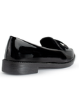 Mocasín Negro Mujer Piso Casual Puntal Elegante Moda Dama 4030054