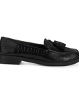 Mocasin Negro Dama Piso Motitas Casual Moda Zapato Mujer Formal 4030062