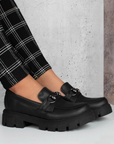 Mocasín Negro Para Dama Casual 4760030