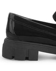 Mocasines Negro Mujer Herraje Casual Cómodo Suela Chunky4760094