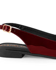 Mules Vino Piso Moda Casual Balerina Mujer Comodo Destalonado 2880131
