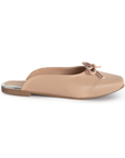 Mules Maquillaje Casual Moño Zapato Piso Mujer Balerina Moda 3402611