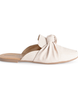Mules Beige Dama Nudo Flats Destalonado Piso Casual Elegante 1750241