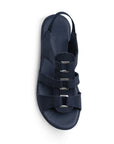 Sandalia Marino Mujer Plataforma Baja Casual Tiras Resorte Moda 4810076