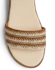 Sandalia Cafe Mujer Plataforma Baja Casual Dama Pulsera Hebilla 3201470
