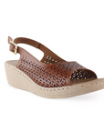 Sandalias Cafe Plataforma Mujer Comodas Casual Verano Confort4910013
