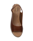 Sandalias Cafe Plataforma Mujer Comodas Casual Verano Confort4910013