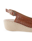 Sandalias Cafe Plataforma Mujer Comodas Casual Verano Confort4910013