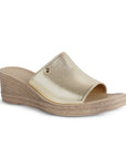 Plataforma Oro Alta Casual Mujer Comoda Playa Elegante Dama 4910033