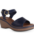 Plataforma Marino Casual Mujer Con Pulsera Hebilla Redonda Moda 4910044
