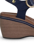 Plataforma Marino Casual Mujer Con Pulsera Hebilla Redonda Moda 4910044