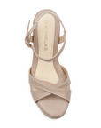Plataforma Maquillaje Beige Mujer Yute Casual Moda Tira Doble Comoda Pulsera 2870210