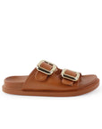 Sandalias Cafe Casual Hebillas Confort Tendencia Dama 4900011
