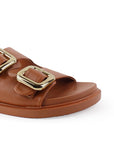 Sandalias Cafe Casual Hebillas Confort Tendencia Dama 4900011