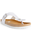 Sandalia Blanco Playa Mujer Casual Pata De Gallo Moda Premium 3700021