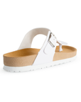 Sandalia Blanco Playa Mujer Casual Pata De Gallo Moda Premium 3700021
