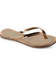 Sandalias Oro Rosa Playeras Mujer Comodas Moda Dama Casual Verano 530498