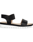 Sandalia Negro Mujer Moda Resorte Flexible Casual 4810032