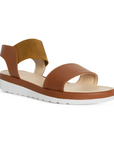 Sandalia Cafe Mujer Moda Resorte Flexible Casual 4810005