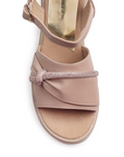 Sandalias Maquillaje Oro Rosa Elegante Pedreria Moda 4500142