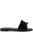 Sandalia Negro Dama Piso Moño Casual Elegante Moda Verano Mujer 4930072