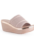 Sandalias Rosa de Plataforma Para Mujer Moda Elegancia Y Confort 3402769