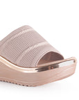 Sandalias Rosa de Plataforma Para Mujer Moda Elegancia Y Confort 3402769